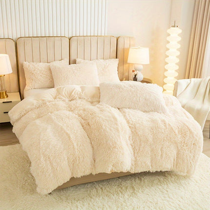 Duvet Cover Set, Winter Bedding, Machine Washable, Zipper Closure