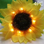 8Light Solar Sunflower / 4PCS