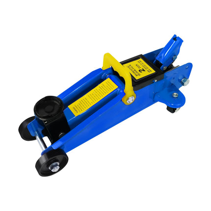 2 Ton Heavy Duty Floor Jack, Low Profile Trolley Jack for Van, Garage Tyre Repair Change Tire Emergency Tool