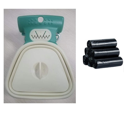 Pet Dog Poop Bag Dispenser Travel Foldable Poop Spoon