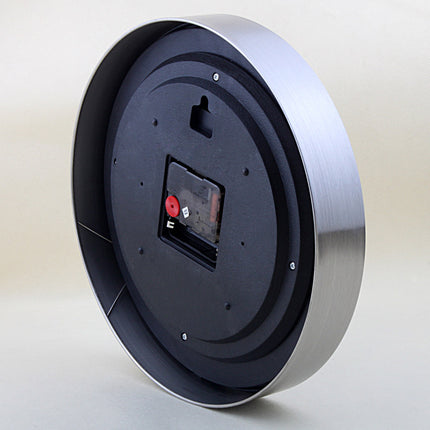 Thermohygrometer Metal Quartz Clock Wall Clock