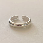 Plain Silver / Adjustable Opening