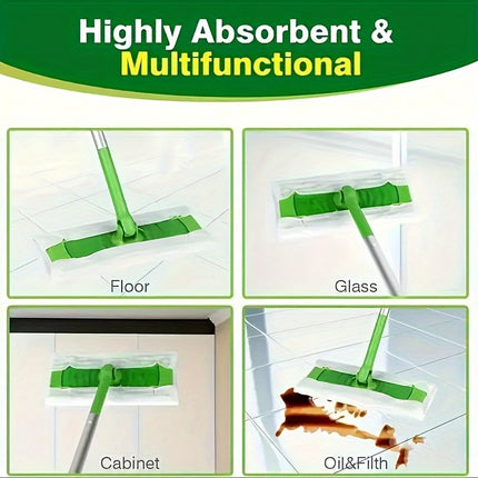 100pcs Thickened Electrostatic Mop Pads  Enhanced Dust Removal, Compatible with Sweeper