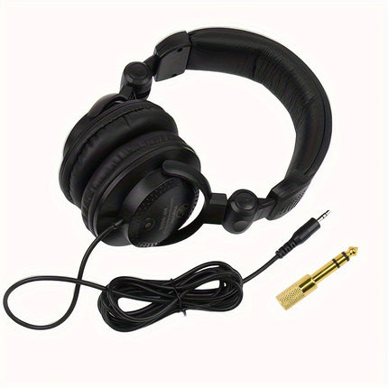Headphones: Foldable Over-Ear Stereo Earphones for Piano
