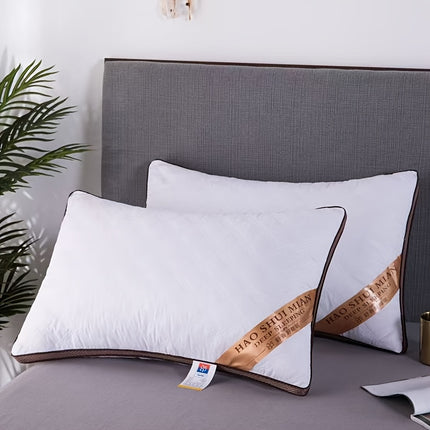 1-Core Hotel Set - Modern Bed Pillows Suitable for Adults & Students, Machine-Washable Soft Non-Deforming Comforter-Filler, - Home & Dorm Use, Fiber Bedding (No)