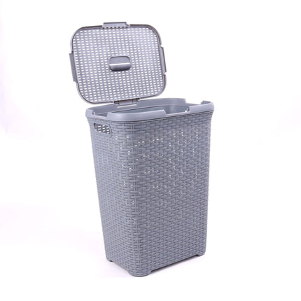 Plastic Rattan Woven Storage Anti-dirty Laundry Laundry Basket