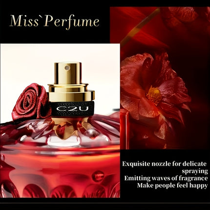 2.54oz Women'S Red Crystal Valentine Perfume For College Students Valentine'S