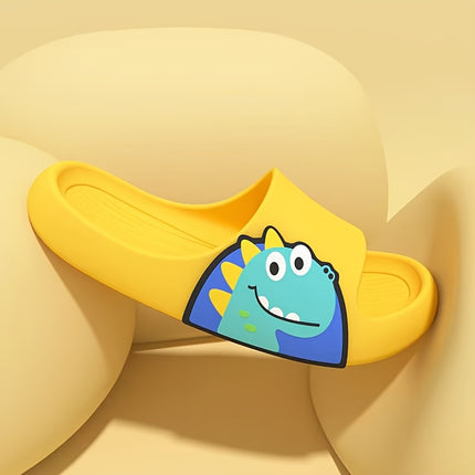 2 pcs  Cute Cartoon Slippers - Beach Casual Open-Toe Sandals, Suitable for Indoor And Outdoor Use