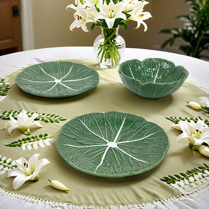 1pc Or 2pcs, Creative Cabbage Dinnerware Set, 77.44Oz Extra Large Cabbage Soup Bowl,
