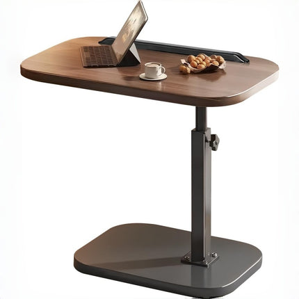 360° Rotating & 180° Flip TV Tray Table with Adjustable Height - Heavy-Duty Iron Construction