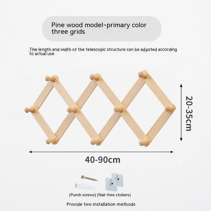 Clothes Hook Log Hanger Coat Rack