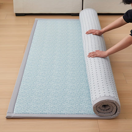 Summer Upgrade Cool PE Cooling Multi-Scene Use Mat, Thin Mattress Pad for Japanese Futon Bedroom