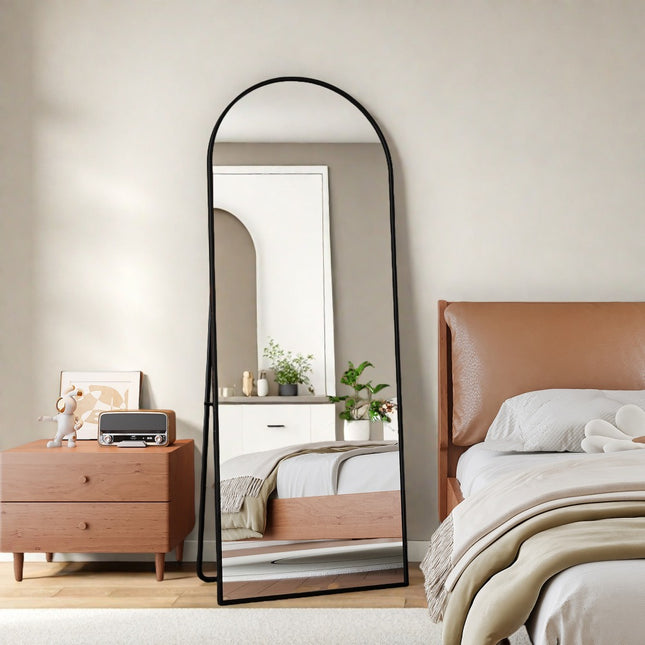 Full-Length Mirror, Floor Mirror, Large Rectangular Wall Mirror to Hang, Large Wall Mirror