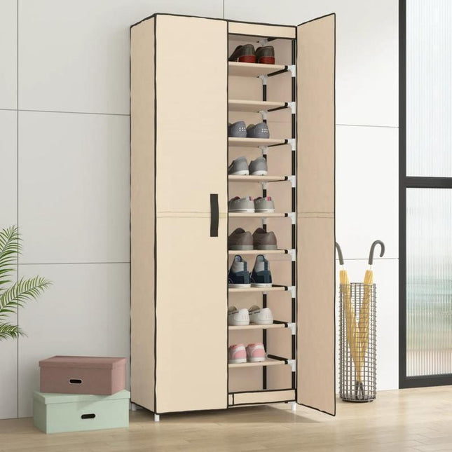 60 cm Wide x 30 cm Deep Fabric Shoe Cabinet with 166 cm Vertical Space