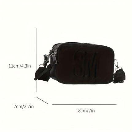 Bag for Women - Lightweight Zippered Crossbody with Adjustable Shoulder Strap