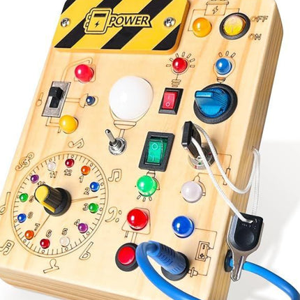 Montessori Wooden Toddler Sensory Travel Toy