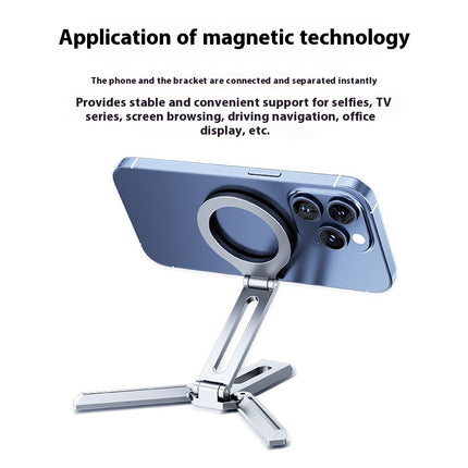 Aluminum Alloy Magnetic Mobile Phone Holder Multifunctional Folding