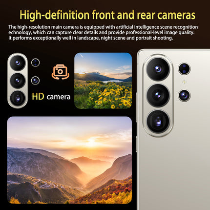 S25 Ultra 2026 5G New 6.9" HD Large Display Smartphone, Multi-function Unlocked Phone, Android