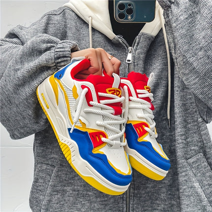 Top Street Style - Comfy Non Slip - Casual Lace Up Soft Sole Sneakers For Men's Outdoor Activities