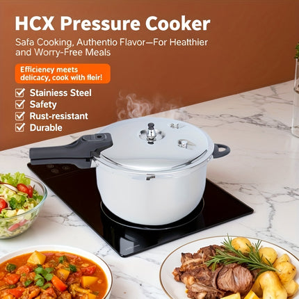 30cm/32cm Heavy-Duty Pressure Cooker - Dual Sizes (30cm/12in & 32cm/13in)