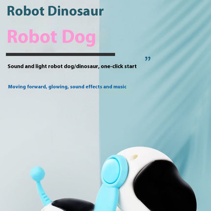 Children's Educational Crawling Simulation Electric Walking Music Dog Toy