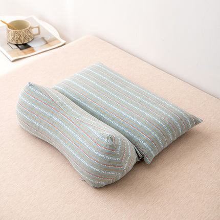 Triangular Buckwheat Husk Hard Cervical Pillow