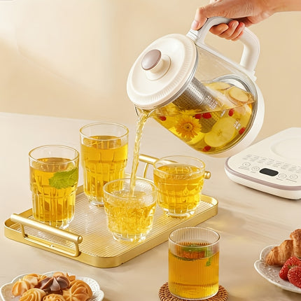 1.8L/60.87oz Immersion Electric Kettle | Health Kettle with 18 Functions, Thickened Glass,