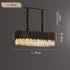 Black / Oval length 95x35x26CM