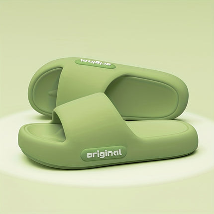 4 pcs set Women's Summer Slippers - Solid Color Elegant, Comfortable for All Seasons, Round Toe