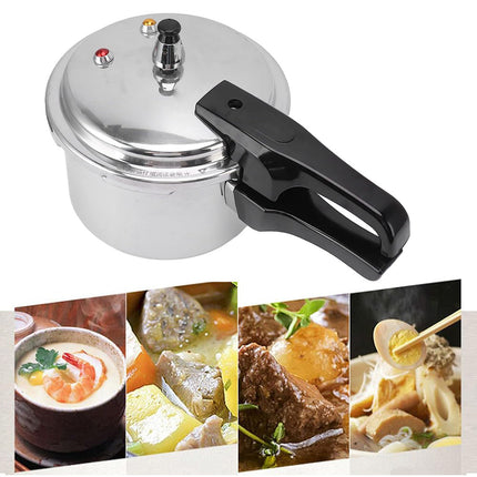 5L Aluminum Multi-Functional Quick Pot with Steaming Basket - Durable Kitchen Cookware for Soups