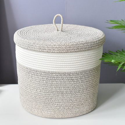 Clothes Weaved Storage Foldable Laundry Basket