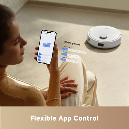 MOVA E20 Plus Robot Vacuum and Mop, Auto-Empty, 5,000Pa Suction Power