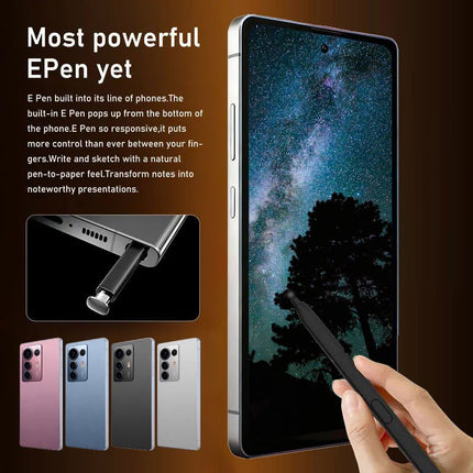 The S25 Ultra Note 2026 is a brand-new unlocked Android smartphone with 12+256GB of storage,