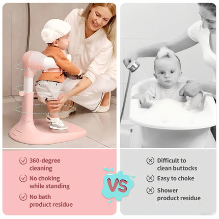 Baby Shower Rack with Sprinkler Holder, Non-Slip Baby Shower Support Made of High-Quality