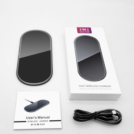 Round wireless charger glass cover