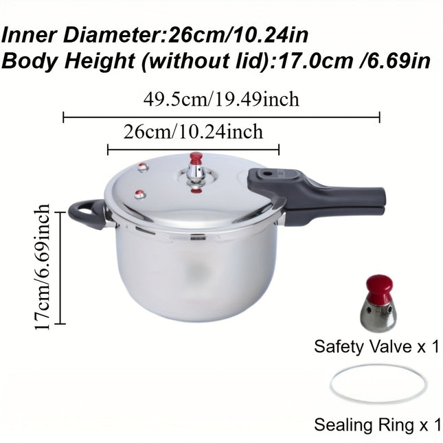 Certified HCX Stainless Steel Pressure Cooker: Multi-Protection, Fast & Energy-Saving Cooking