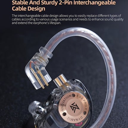 Ear Monitor Headphones - Exceptional Stereo Sound, Noise Cancelling, Wired IEM Earphones