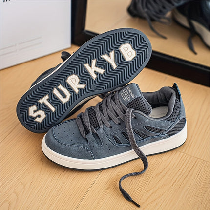 Vintage Style Skateboard Sneakers] 1pair Vintage Style Men'S Casual Sneakers