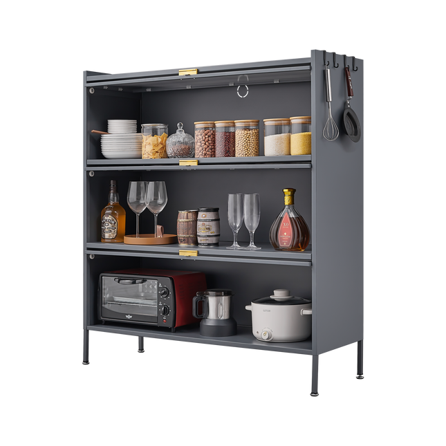 3 Tier Pantry Storage Cabinet Baker Racks for Kitchen with Storage Kitchen Pantry Storage Cabinet Microwave Rack Storage Rack
