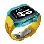 Transparent Blue And Yellow / Fluororubber 44or45mm