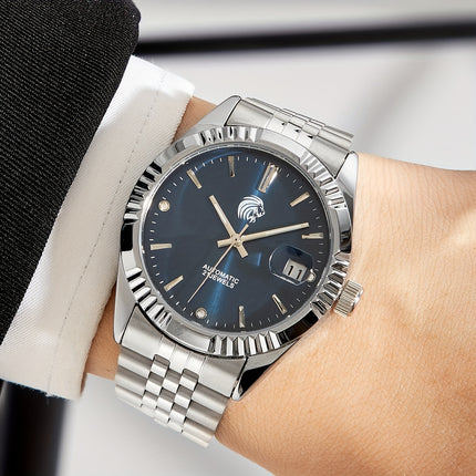 Fashion Men's Automatic Mechanical Watch With Stainless Steel Watchband