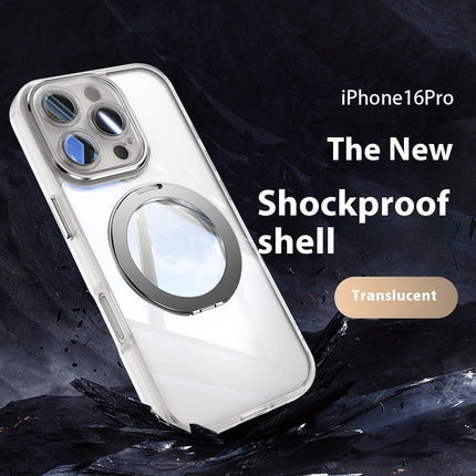 Magnetic Transparent Mirror Holder Phone Case