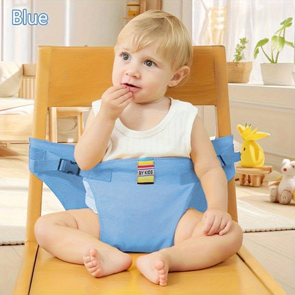 1pc Children's Dining Safety Belt for High Chairs, Foldable and Adjustable Buckle Design,