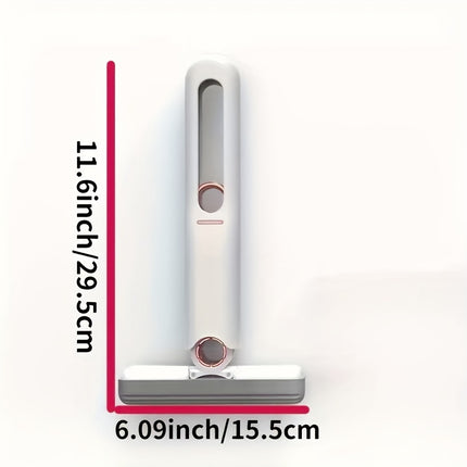 1pc Hands-Free Sponge Mop - Super Absorbent Multipurpose Mop with Easy Wash Design for Bathroom,