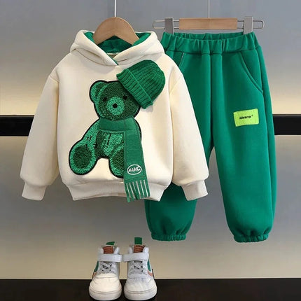 Boys' And Girls' Suit Fashionable Children's Clothing Spring And Autumn Sports Sweater