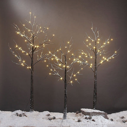 Christmas decoration lights for birch trees