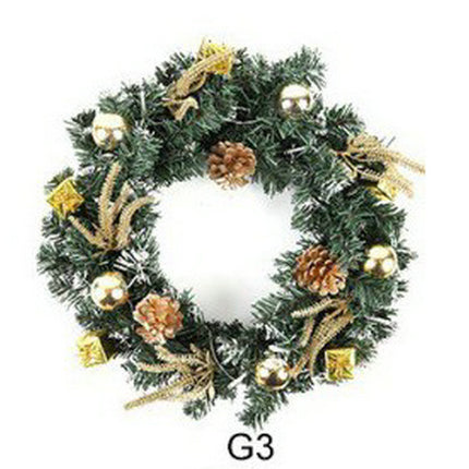 Window Props Layout Decoration Christmas Garland With Lights