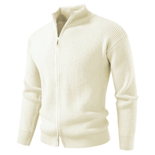 Men's Zipper Cardigan Sweater Coat