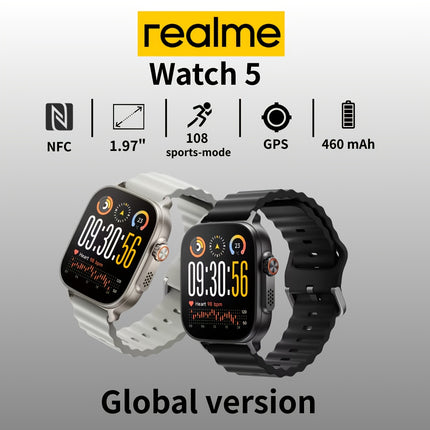 Watch 5 Smart Watch | 5.0cm AMOLED Display, 108 Sports Modes, 15+ Performance Metrics,