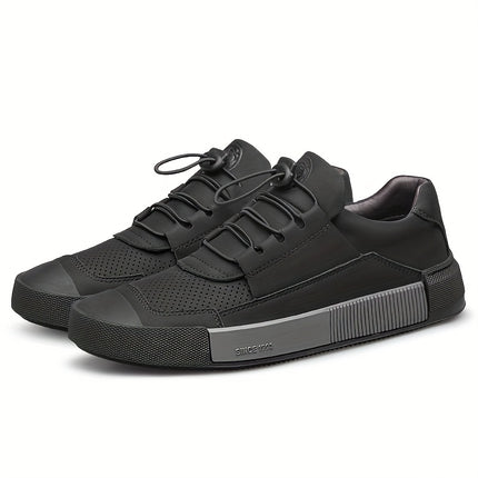 Men'S Casual Sneakers - Breathable Mesh Upper, Elastic Lace-Up Closure, Durable Rubber Sole,
